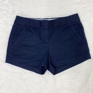 J. Crew 3” Chino Shorts Classic Navy Size 2